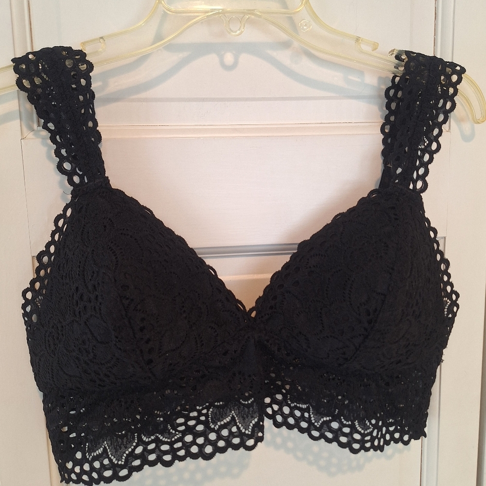 Aerie black lace bralette